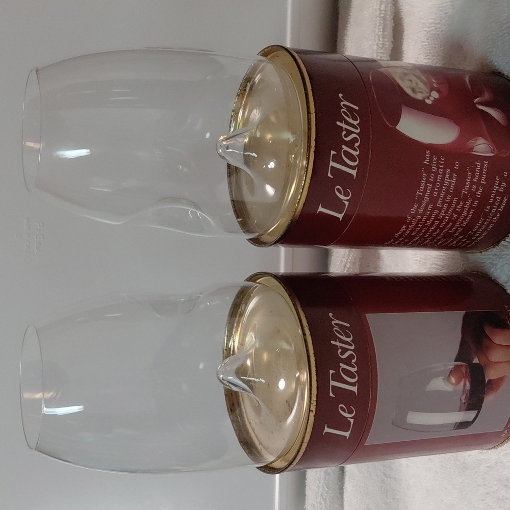 Peugeot Le Taster Wine Glass Set In Individual Tin Signed & Authenticated BB1